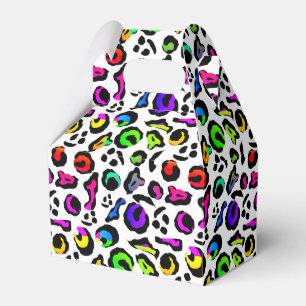 Fun Bright Colourful Modern Party Pattern Favour Box