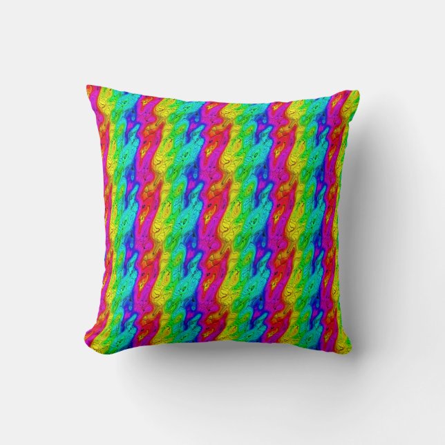 Fun Bright Decorative Pillow (Front)