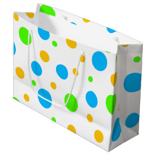 Fun Bright Dots Large Gift Bag