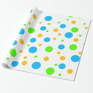 Fun Bright Dots Wrapping Paper