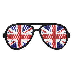 Fun British flag party glasses   Union Jack shades
