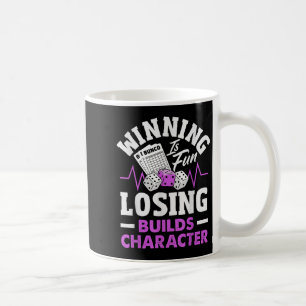 Fun Bunco Dice Game Fan Heartbeat For Bunco Bash G Coffee Mug