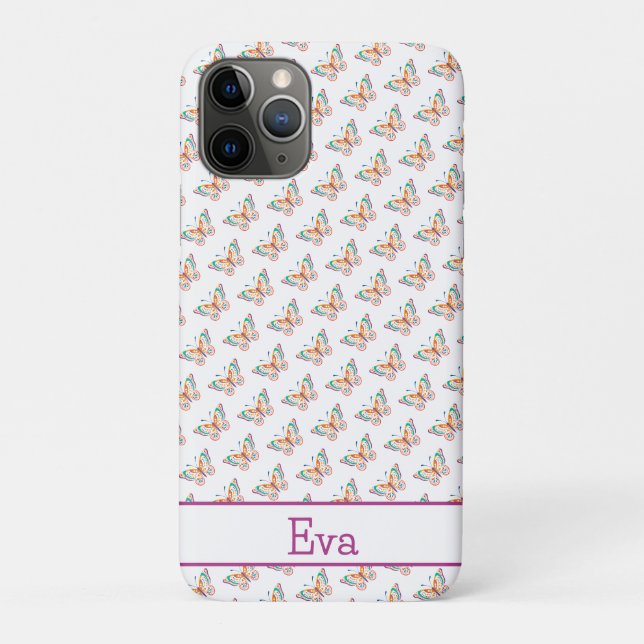 Fun Butterfly Case-Mate iPhone Case (Back)