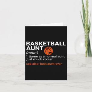 Fun Bysketbyll Aunt Definition Best Aunt Ever  Card
