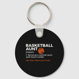 Fun Bysketbyll Aunt Definition Best Aunt Ever Key Ring