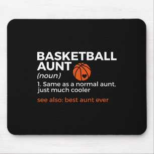Fun Bysketbyll Aunt Definition Best Aunt Ever  Mouse Pad