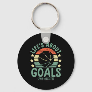 Fun Bysketbyll Boys Lifes About Goals And Ists  Key Ring