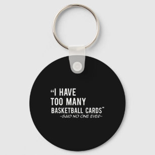 Fun Bysketbyll Cards Collector Gift Key Ring