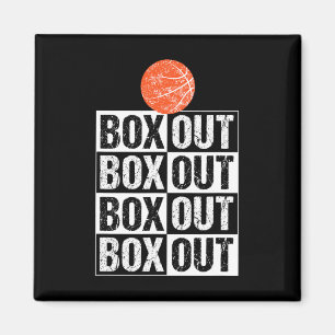 Fun Bysketbyll Coach Gift Box Out Saying Magnet
