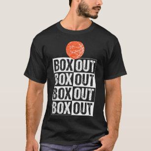 Fun Bysketbyll Coach Gift Box Out Saying T-Shirt