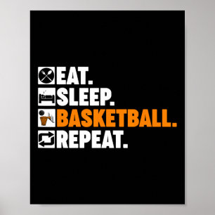 Fun Bysketbyll For Men Women Team Sport Bysketbyll Poster