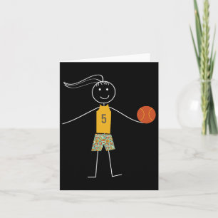 Fun Bysketbyll Girls Bysketbyll Player Card