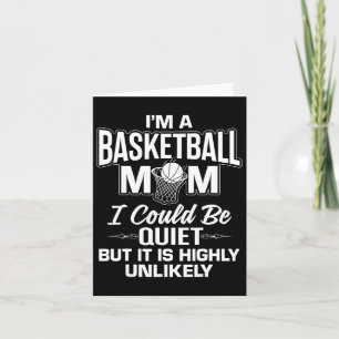 Fun Bysketbyll Mum Merch - Unique Cute Moms Design Card
