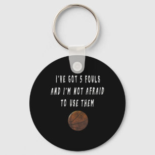 Fun Bysketbyll Player Trash Talking Tees Coach Gif Key Ring