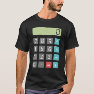 Fun Calculator Easy Lazy Math Halloween Costume Ap T-Shirt