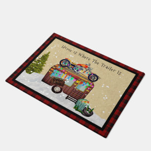 Fun Camper Trailer Trash Welcome Mat Home Is Where