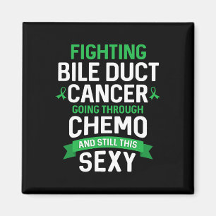 Fun Cancer Fighter Bile Duct Cancer Patient Chemo Magnet