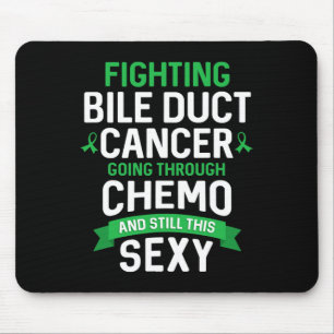 Fun Cancer Fighter Bile Duct Cancer Patient Chemo Mouse Pad