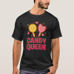 Fun Candy Lollipop Sweet Tooth Women Cool Candy Qu T-Shirt
