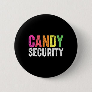 Fun Candy Security Halloween Costume  6 Cm Round Badge