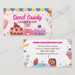 Fun Candy Shop Business Card