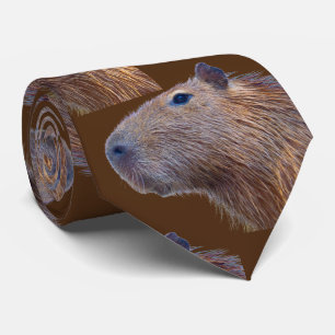 Fun Capybara Neck Tie