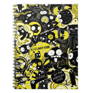 Fun Cartoon Art Notebook