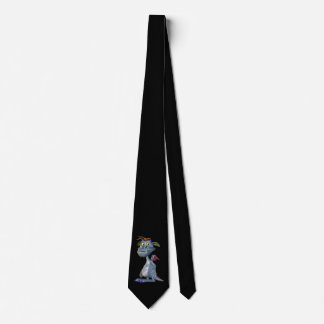 Fun cartoon dragon neck tie