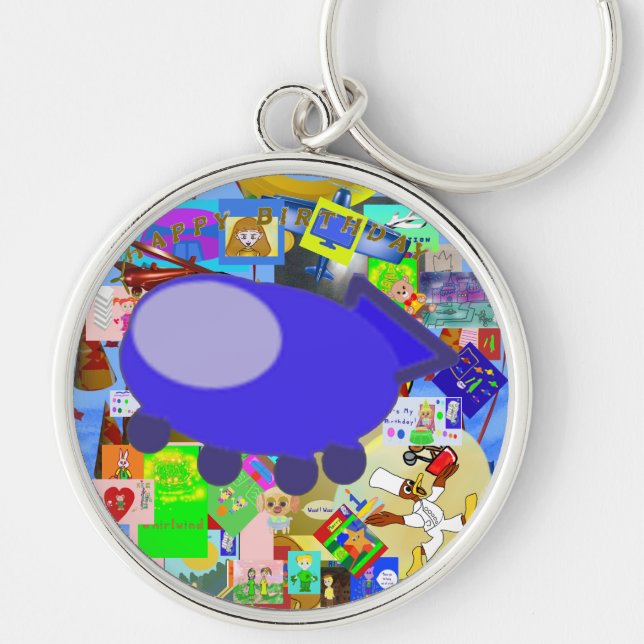 Fun Cartoon Keychain (Front)