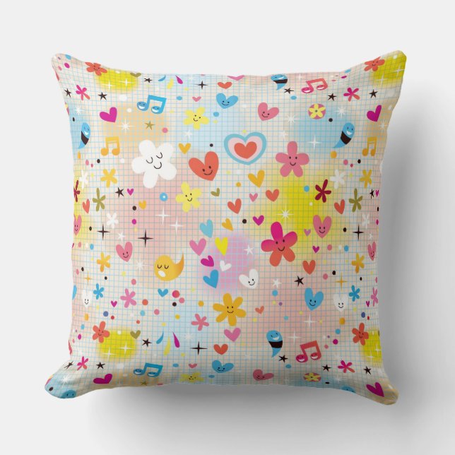 fun cartoon pattern cushion (Front)