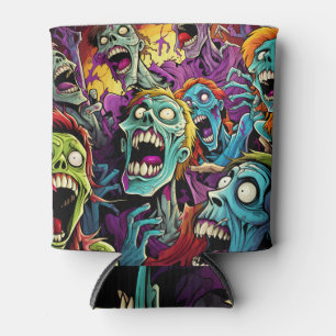 Fun Cartoon Zombies Can Cooler