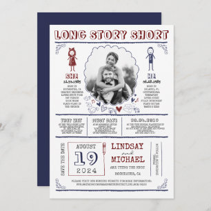 Fun Casual and Cute Save the Date Photo