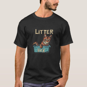 Fun Cat and Litter Box Costume T-Shirt