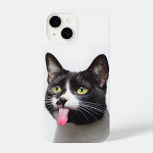 Fun Cat Kitten Sticking its Tongue Out Pet Humour  iPhone 14 Case