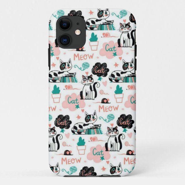 Fun Cat phone case (Back)