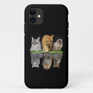 Fun Cat Reflection Gift Design Idea iPhone 11 Case