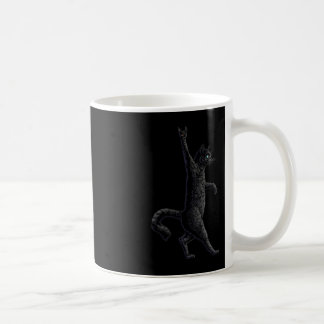 Fun Cat Rock On Rock And Roll - Concert Band Tees Coffee Mug