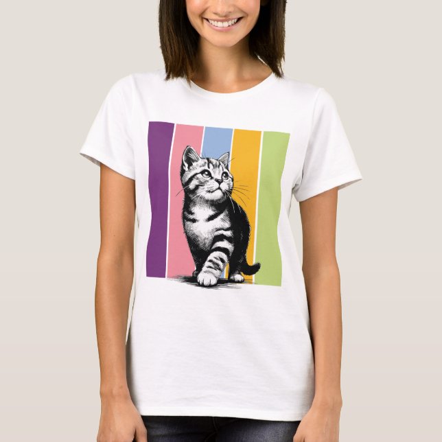 Fun cat T Shirt (Front)