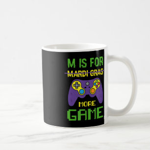 Fun Celebrate Mardi Gras Video Game Controller Gam Coffee Mug