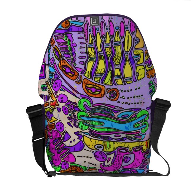 Fun Cell Messenger Bag (Back Open)
