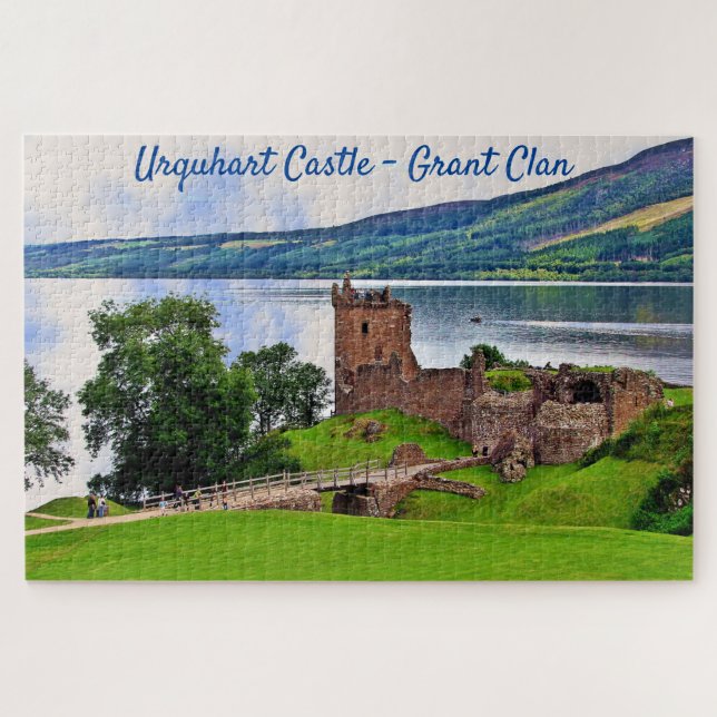 Fun Challenging Grant Clan–Urquhart Castle Puzzle (Horizontal)