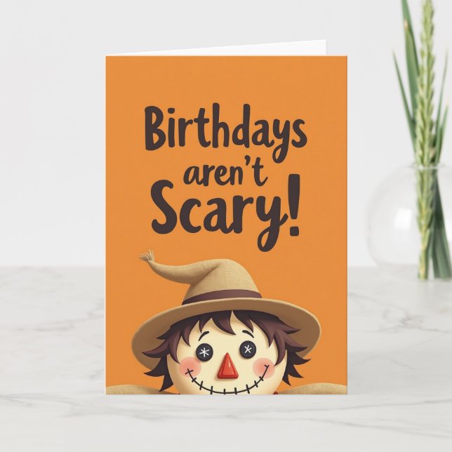 Fun Character Birthday Card (Front)