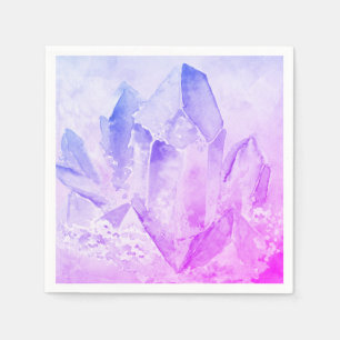 *~*  Fun Cheerful Amethyst Crystal Healing Napkin