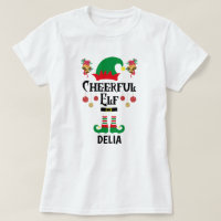 Fun Cheerful Elf - Funny Christmas Naming Gifts