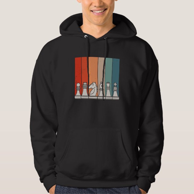 Fun chess  for chess hoodie (Front)
