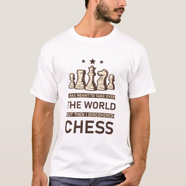 Fun Chess Player Funny Chess T-Shirt (Front)