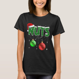 Fun Chest Nuts Christmas  Matching Couple Chestnut T-Shirt