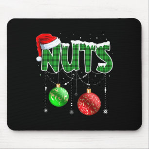 Fun Chest Nuts Christmas Matching Couple Chestnuts Mouse Pad