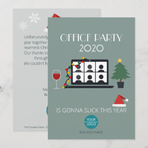 Fun chic Company & Business Christmas 2020 Holiday Card