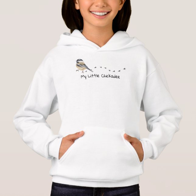Fun Chickadee Cute little Bird Tracks   (Front)